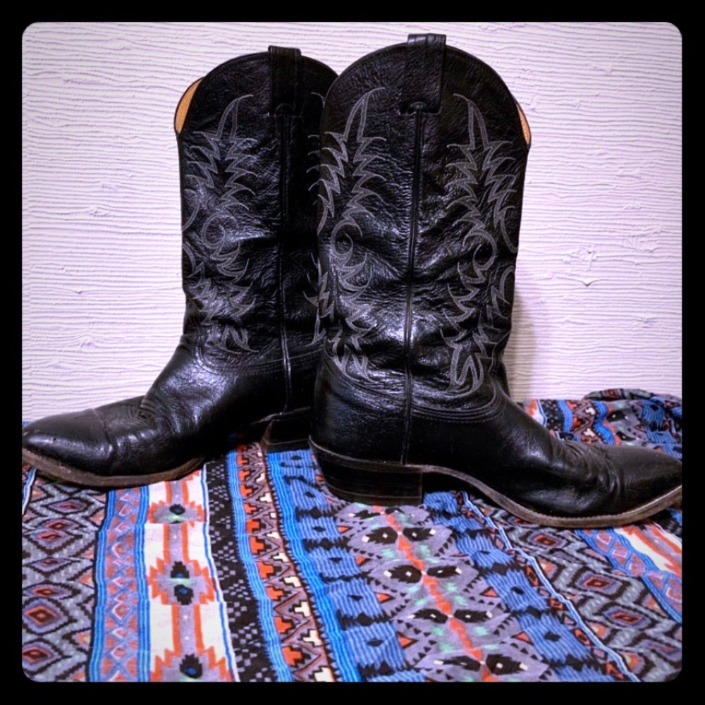 🌟•Leather Womens Nocona Boots•🌟